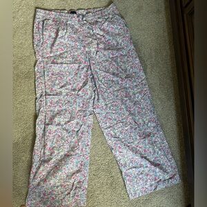 Gap Floral Pajama wide leg pants